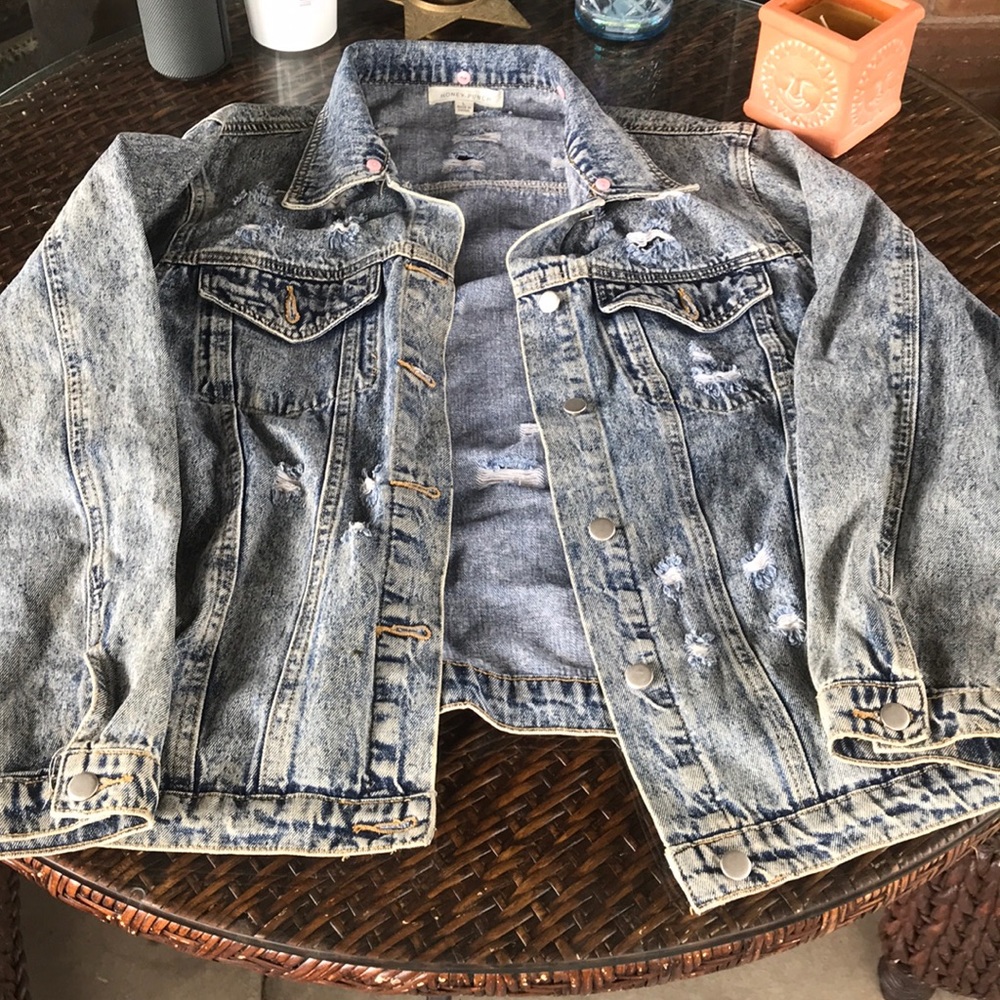 Denim jacket - Distressed - Picture 3 of 3